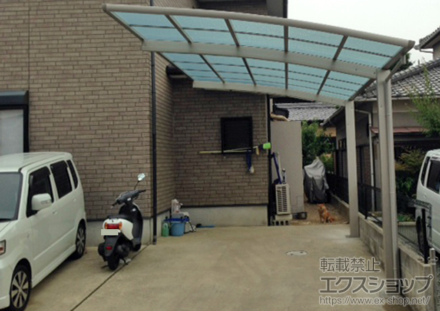 奈良県香芝市ののカーポート レイナポートグラン　積雪〜20cm対応 施工例