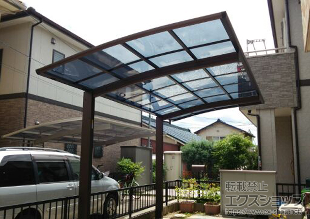 愛知県春日井市ののカーポート プレシオスポート 積雪〜20cm対応 施工例