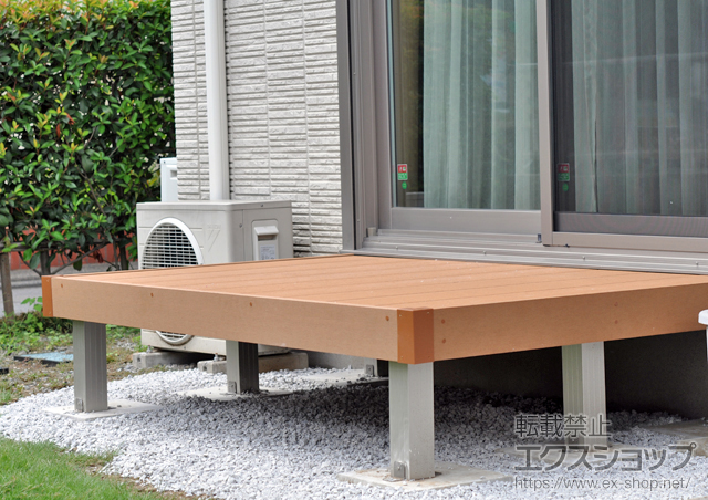 埼玉県東松山市ののウッドデッキ リウッドデッキ 200 施工例