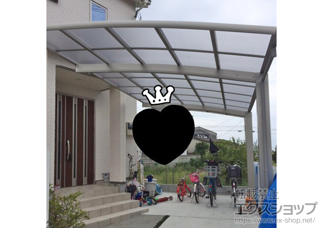 大阪府堺市ののカーポート レイナポートグラン　積雪〜20cm対応 施工例