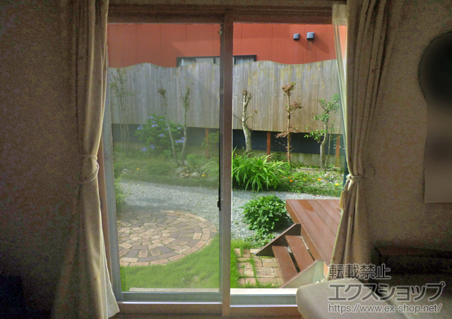 宮城県仙台市のの二重窓（内窓） インプラス(ダストバリア)引き違い窓2枚建て 施工例