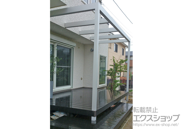 福岡県前原市ののパーゴラ プラスＧ Ｇフレーム 施工例