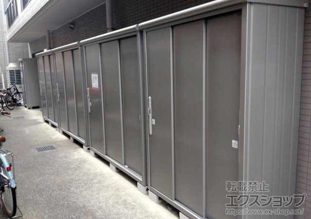 東京都練馬区のの物置・屋外倉庫 エスモ 一般型(ESD-1206AGL) 施工例
