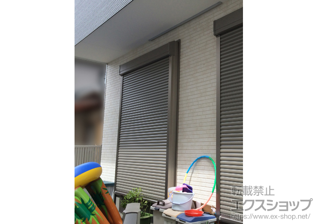 福岡県福岡市のLIXIL リクシル（トステム）の窓シャッター リフォームシャッター イタリヤ 手動式 施工例