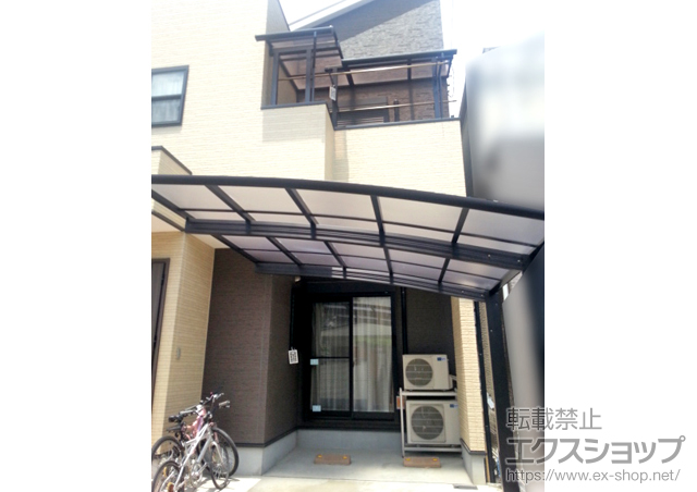 大阪府東大阪市ののカーポート レイナポートグラン　積雪〜20cm対応＋たて樋部品 施工例