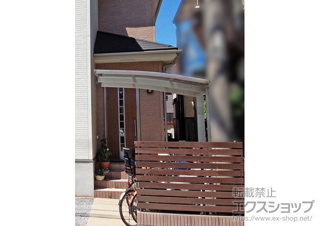 埼玉県草加市ののサイクルポート・駐輪場 レイナポートグランミニ 積雪〜20cm対応 施工例