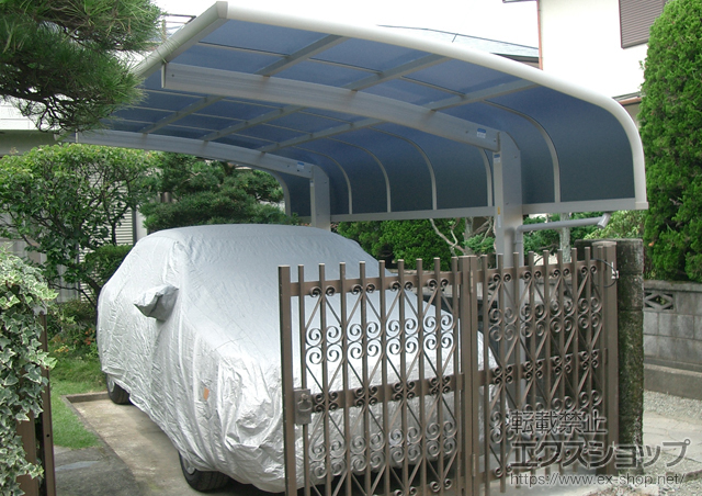 神奈川県小田原市ののカーポート レイナキャップポートグラン　積雪〜20cm対応 施工例