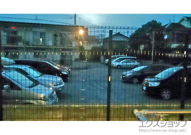 埼玉県志木市ののフェンス・柵 イーネットフェンス1F型 自由施工 施工例