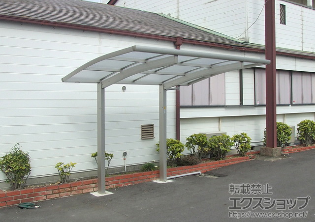 愛知県弥富市ののサイクルポート・駐輪場 プレシオスポート ミニ　積雪〜20?対応 施工例