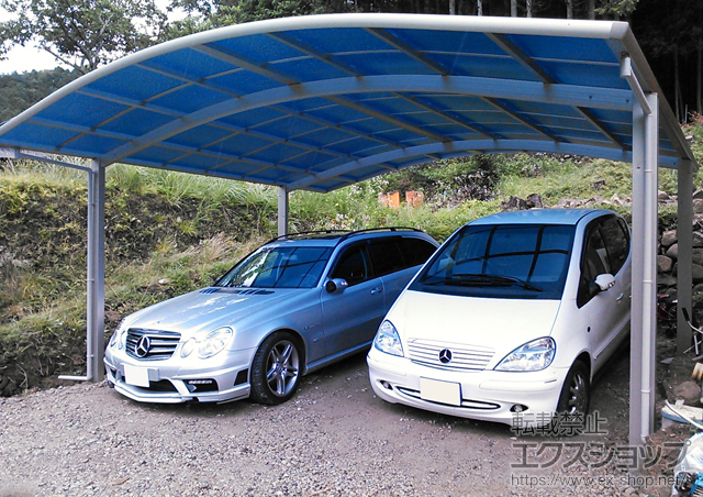 兵庫県丹波市ののカーポート レイナツインポートグラン　積雪〜20cm対応 施工例