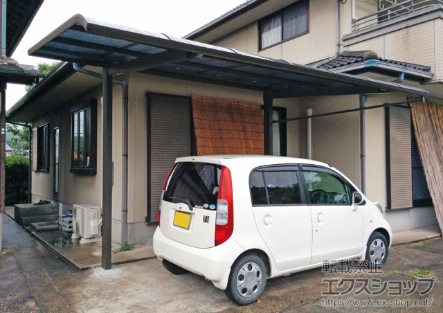 佐賀県武雄市のLIXIL リクシル（トステム）のカーポート レガーナポートシグマIII 積雪〜20cm対応 施工例