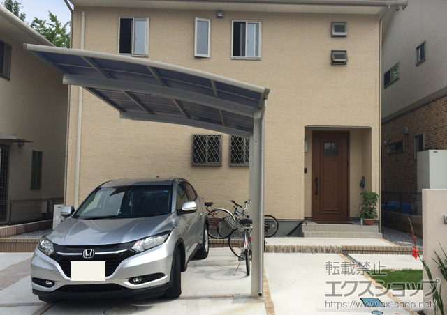 茨城県つくば市ののカーポート プレシオスポート 積雪〜20cm対応 施工例