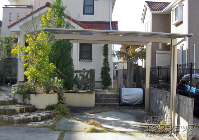 兵庫県神戸市ののカーポート マイリッシュOK 積雪〜20cm対応 施工例