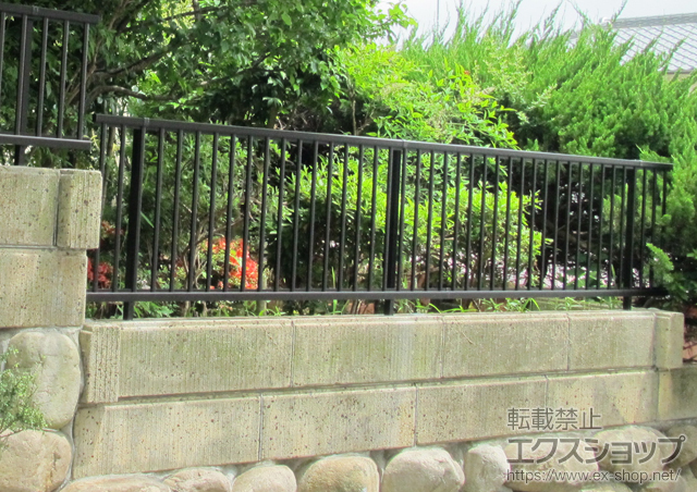 兵庫県神戸市ののフェンス・柵 レスティナフェンス22型　自由柱施工 施工例