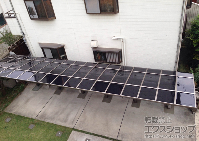 東京都国分寺市のLIXIL リクシル（トステム）のカーポート テールポートシグマIII 1500 縦連棟 積雪〜50cm対応 施工例