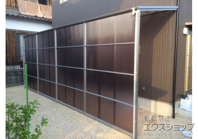 滋賀県甲賀市ののストックヤード ストックヤードII オープンタイプ 積雪〜20cm対応 施工例