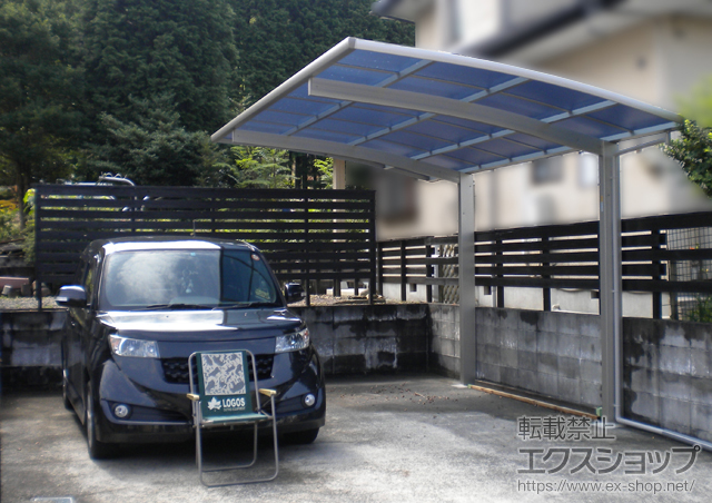 岐阜県美濃加茂市ののカーポート プレシオスポート 積雪〜20cm対応 施工例