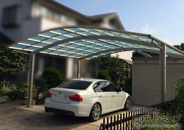 埼玉県東松山市ののカーポート レイナツインポートグラン　積雪〜20cm対応 施工例