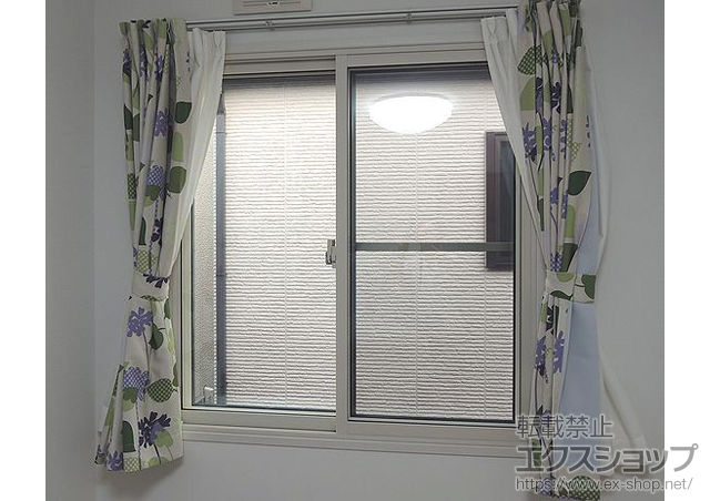 千葉県流山市のの二重窓（内窓） インプラス(ダストバリア)引き違い窓2枚建て 施工例
