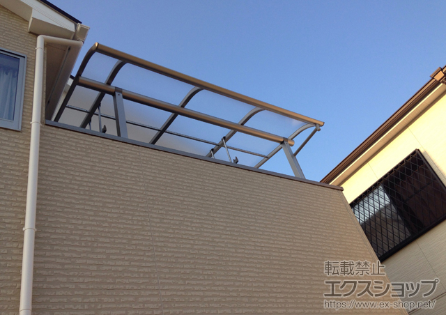 兵庫県加古川市ののバルコニー・ベランダ屋根 ヴェクターテラス R型 屋根タイプ 単体 積雪〜20cm対応 施工例