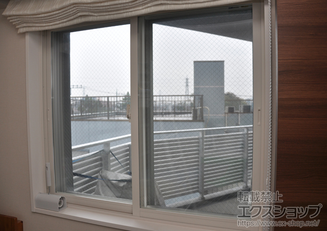埼玉県草加市のの二重窓（内窓） インプラス(ダストバリア)引き違い窓2枚建て 施工例