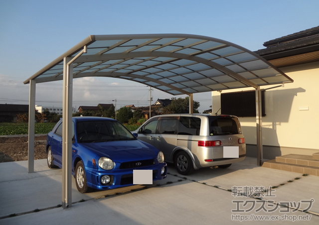 大分県宇佐市ののカーポート レイナツインポートグラン　積雪〜20cm対応 施工例