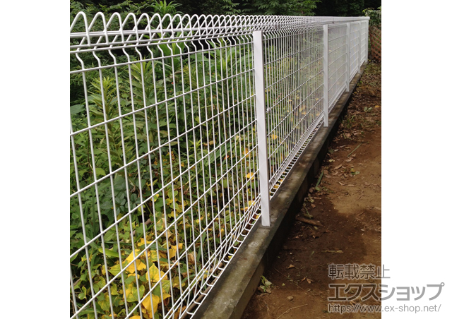 神奈川県川崎市ののフェンス・柵 メッシュフェンスG10-R 施工例