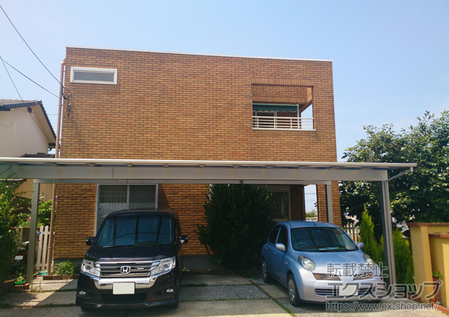 福岡県福岡市ののカーポート エフルージュ トリプル 積雪〜20cm対応 施工例