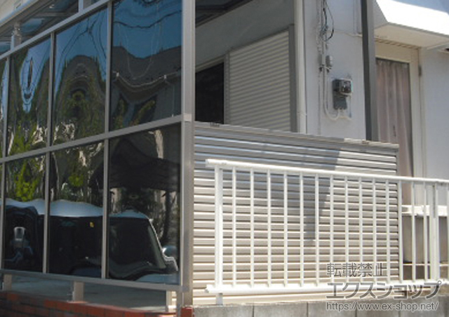 東京都八王子市ののフェンス・柵 レスティナフェンス5型 2段支柱 施工例