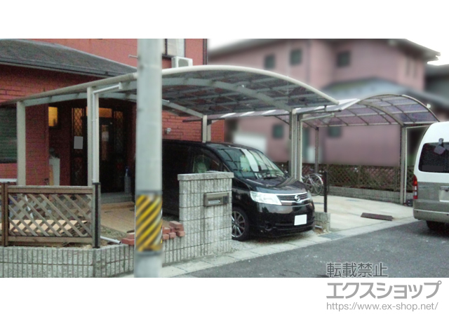 三重県三重郡菰野町ののカーポート レイナツインポートグラン　積雪〜20cm対応 施工例