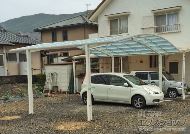 岡山県備前市ののカーポート レイナツインポートグラン　積雪〜20cm対応 施工例