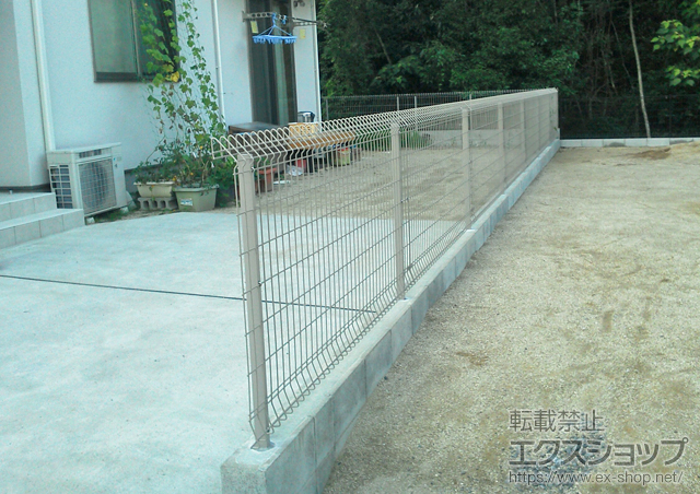大分県佐伯市ののフェンス・柵 メッシュフェンス G10-R 施工例