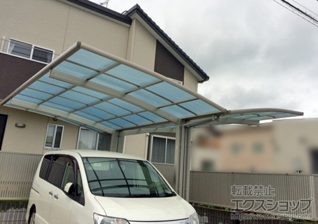 茨城県牛久市ののカーポート レイナポートグラン Y合掌　積雪〜20cm対応 施工例