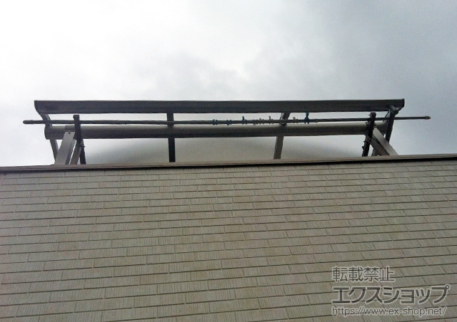 東京都板橋区ののバルコニー・ベランダ屋根 プレシオステラス R型 屋根タイプ 単体 積雪〜20cm対応 施工例