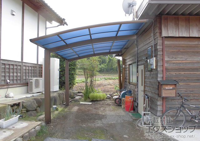 群馬県安中市ののカーポート プレシオスポート 積雪〜20cm対応 施工例