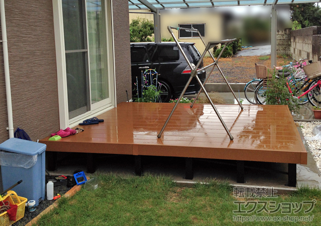 栃木県宇都宮市ののウッドデッキ リウッドデッキ 200 施工例