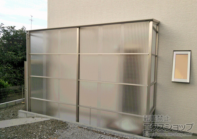 宮城県多賀城市ののストックヤード ストックヤードII 片側ドア付きタイプ 積雪〜20cm対応 施工例
