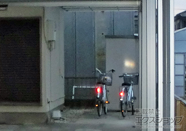 埼玉県東松山市のLIXIL リクシル（トステム）のテラス屋根 ライザーテラスII F型 1500 テラスタイプ 単体 積雪〜50cm対応 施工例