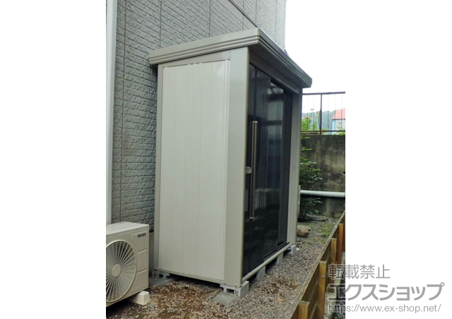 栃木県鹿沼市のの物置・屋外倉庫 Mr.ストックマンダンディ 一般型 (ND-1808　J ) 施工例