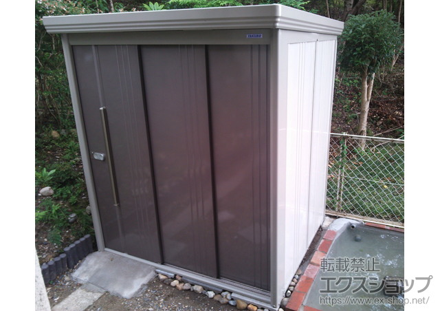 愛知県春日井市のの物置・屋外倉庫 Mr.ストックマンダンディ 多雪型(ND-S1815　CB) 施工例