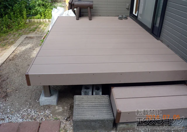 �H�c���H�c�s��LIXIL ���N�V���i�g�X�e���j�̃E�b�h�f�b�L ���X�g�X�e�[�W ���[�܂�{�Ɨ��X�e�b�v �{�H��