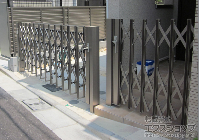 東京都練馬区のの門扉 アーキシャット 複合色　片開き 施工例