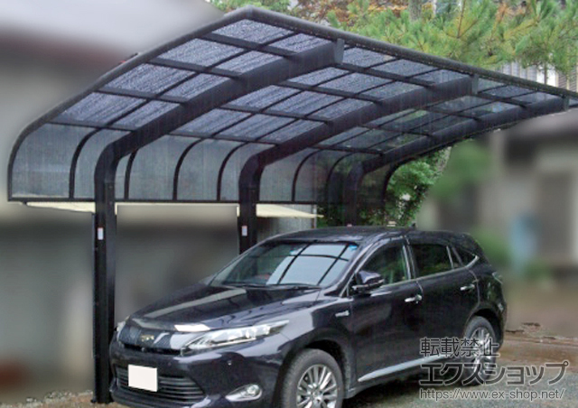 埼玉県比企郡小川町のLIXIL リクシル（トステム）のカーポート テールポートシグマIII 1500 積雪〜50cm対応 施工例