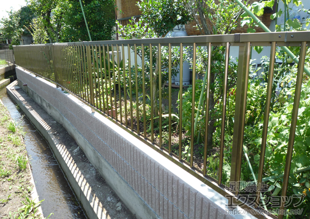 群馬県前橋市ののフェンス・柵 ハイサモア フリーポールタイプ 施工例