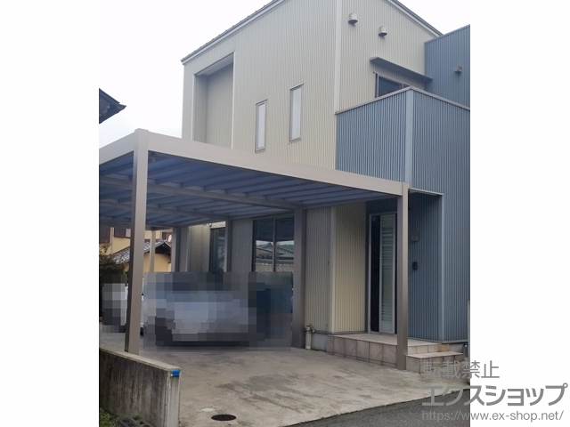 静岡県裾野市ののカーポート リレーリアカーポート 積雪〜20cm対応 施工例
