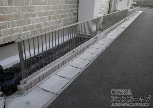 宮城県黒川郡大衡村ののフェンス・柵 ハイサモア フリーポールタイプ 施工例