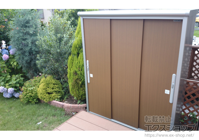 東京都日野市のの物置・屋外倉庫 エスモ 一般型（ESD-1606AGL WB） 施工例