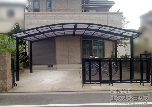 東京都江戸川区ののカーポート レイナツインポートグラン　積雪〜20cm対応 施工例