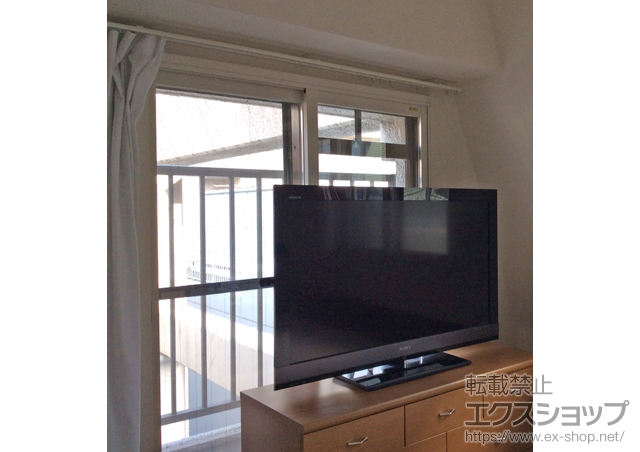 大阪府大阪市のの二重窓（内窓） インプラス(ダストバリア)引き違い窓2枚建て 施工例