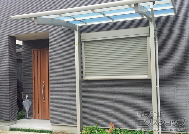 大阪府東大阪市ののカーポート レイナポートREグランミニ 積雪〜20cm対応 施工例